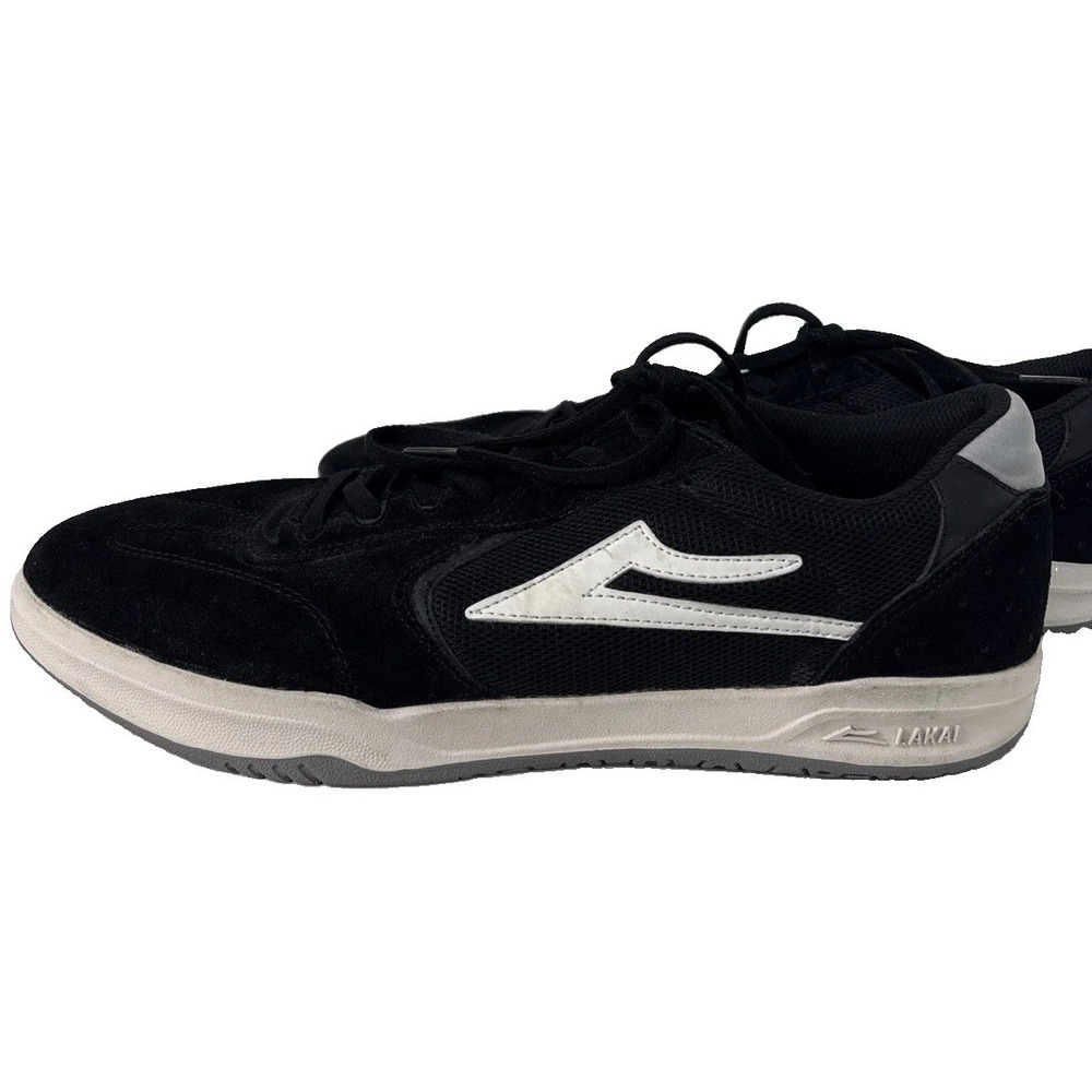 Lakai Skateboard Shoes Atlantic Suede Mens 13 Black